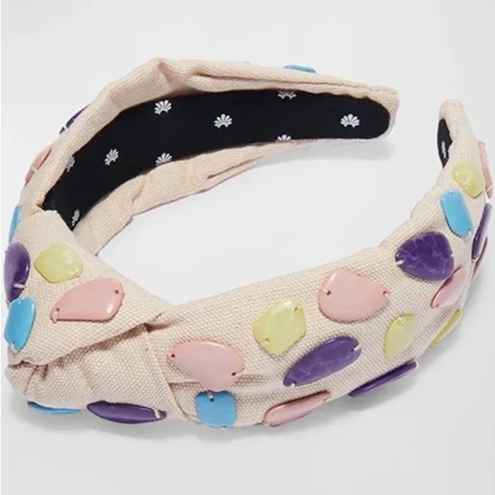LELE SADOUGHI Pebble Mosaic Knotted Headband